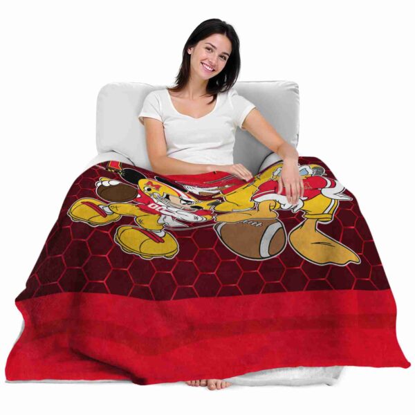 maryland terrapins three musketeers red blanket latest model