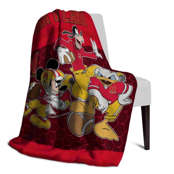 maryland terrapins three musketeers red blanket top rated