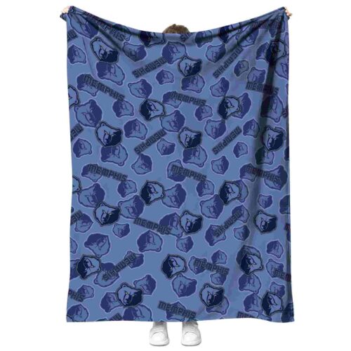 memphis grizzlies diehard fans blue blanket best selling