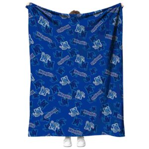 memphis tigers diehard fans blue blanket best selling