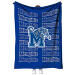 memphis tigers fan pride blue blanket best selling