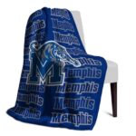 memphis tigers fan pride blue blanket best selling