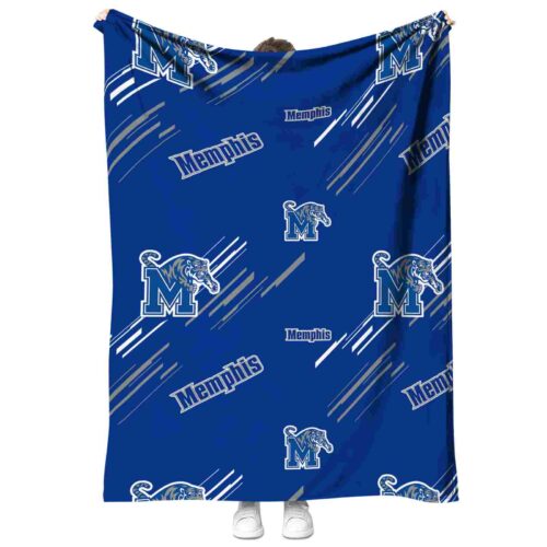memphis tigers fan spirit blue blanket best selling