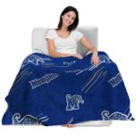 memphis tigers fan spirit blue blanket best selling
