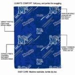 memphis tigers fan spirit blue blanket best selling