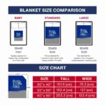 memphis tigers gradient dots blue blanket best selling