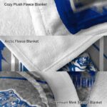 memphis tigers splatter effect blue blanket best selling