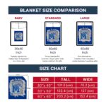memphis tigers splatter effect blue blanket best selling