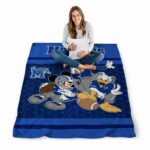memphis tigers three musketeers blue blanket best selling
