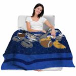 memphis tigers three musketeers blue blanket best selling
