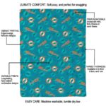 miami dolphins diehard fans aqua blanket best selling