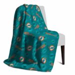 miami dolphins diehard fans aqua blanket best selling