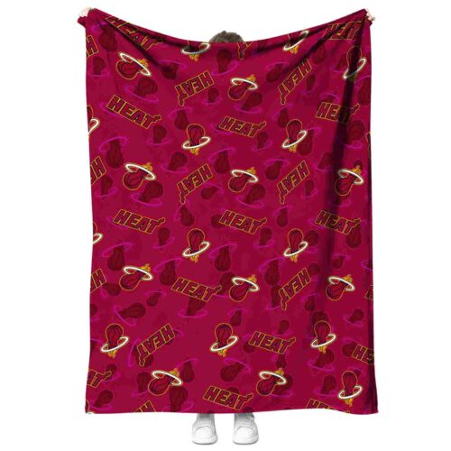 miami heat diehard fans red blanket best selling