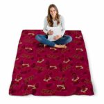 miami heat diehard fans red blanket high quality