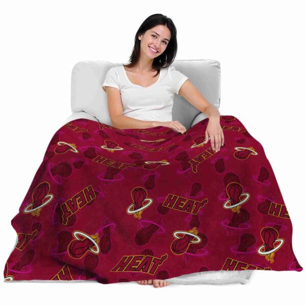 miami heat diehard fans red blanket latest model
