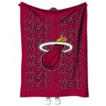 miami heat fan pride red blanket best selling