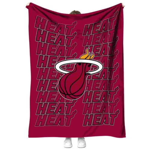 miami heat fan pride red blanket best selling