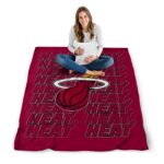 miami heat fan pride red blanket best selling