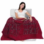 miami heat fan pride red blanket best selling