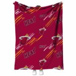 miami heat fan spirit red blanket best selling