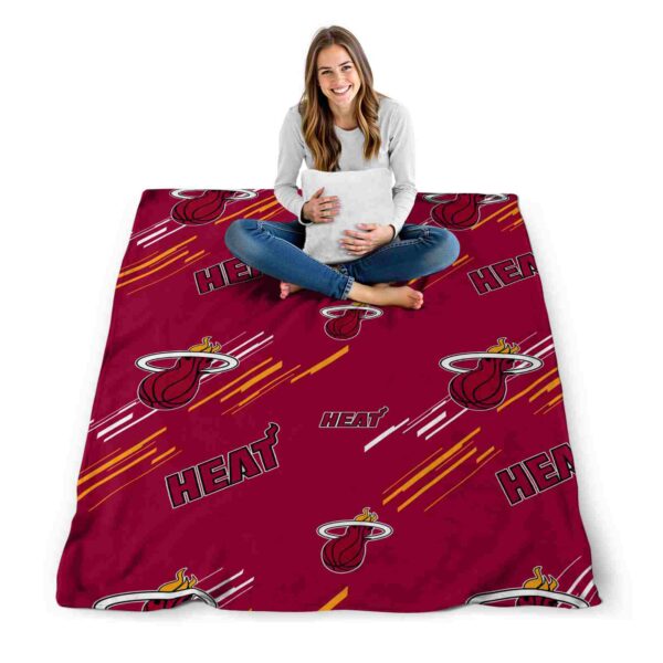 miami heat fan spirit red blanket high quality