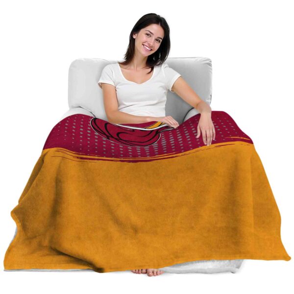 miami heat gradient dots red blanket latest model