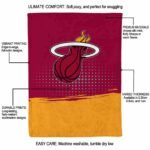 miami heat gradient dots red blanket new arrival