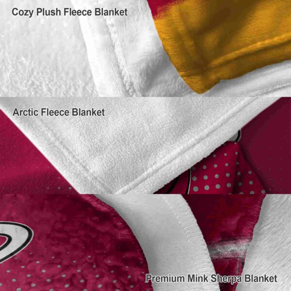 miami heat gradient dots red blanket premium grade