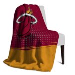 miami heat gradient dots red blanket top rated