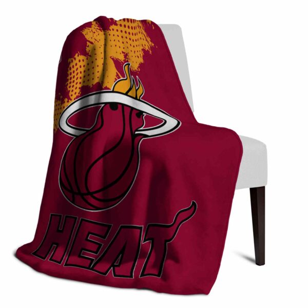 miami heat grunge texture red blanket top rated