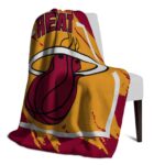 miami heat splatter effect red blanket top rated