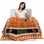 miami hurricanes football field orange blanket best selling