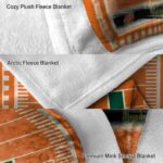 miami hurricanes football field orange blanket best selling