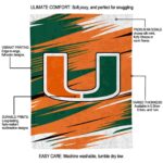 miami hurricanes paint streaks orange white blanket new arrival