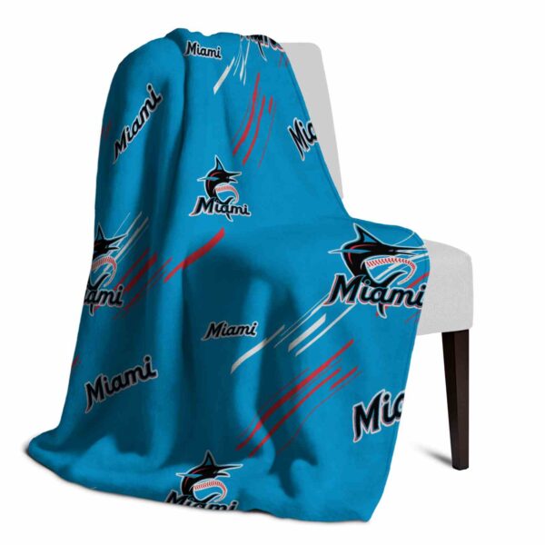 miami marlins fan spirit blue blanket top rated