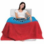 miami marlins gradient dots blue blanket best selling