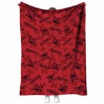 miami redhawks diehard fans red blanket best selling