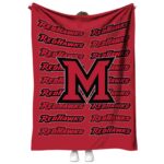 Miami RedHawks Fan Pride Red Blanket 1 miami redhawks fan pride red blanket best selling
