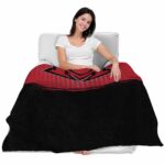 miami redhawks gradient dots red blanket best selling