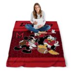 miami redhawks three musketeers red blanket best selling