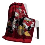miami redhawks three musketeers red blanket best selling