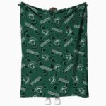 Michigan State Spartans Diehard Fans Green Blanket 1 michigan state spartans diehard fans green blanket best selling
