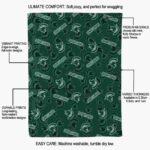 michigan state spartans diehard fans green blanket best selling