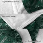 michigan state spartans diehard fans green blanket best selling