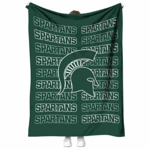michigan state spartans fan pride green blanket best selling