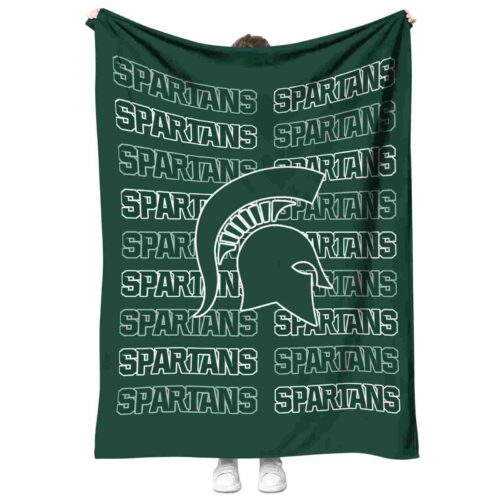 michigan state spartans fan pride green blanket best selling