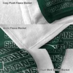 michigan state spartans fan pride green blanket best selling