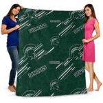 michigan state spartans fan spirit green blanket best selling