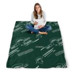 michigan state spartans fan spirit green blanket best selling