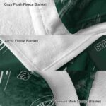 michigan state spartans fan spirit green blanket best selling